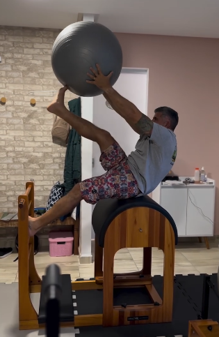 Exercício no Reformer